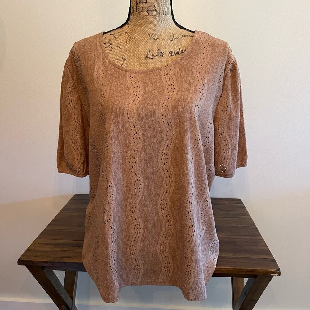 Est. 1946 Brown Short Sleeve Shirt Size XL